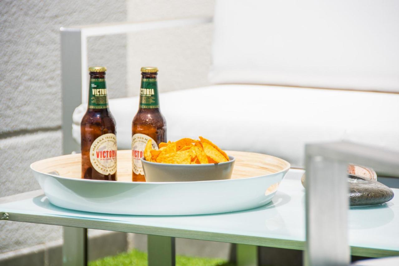 Apartament Atico Con Terraza Ac 1Hab En El Centro Y Piscina Comunitaria Malaga Zewnętrze zdjęcie