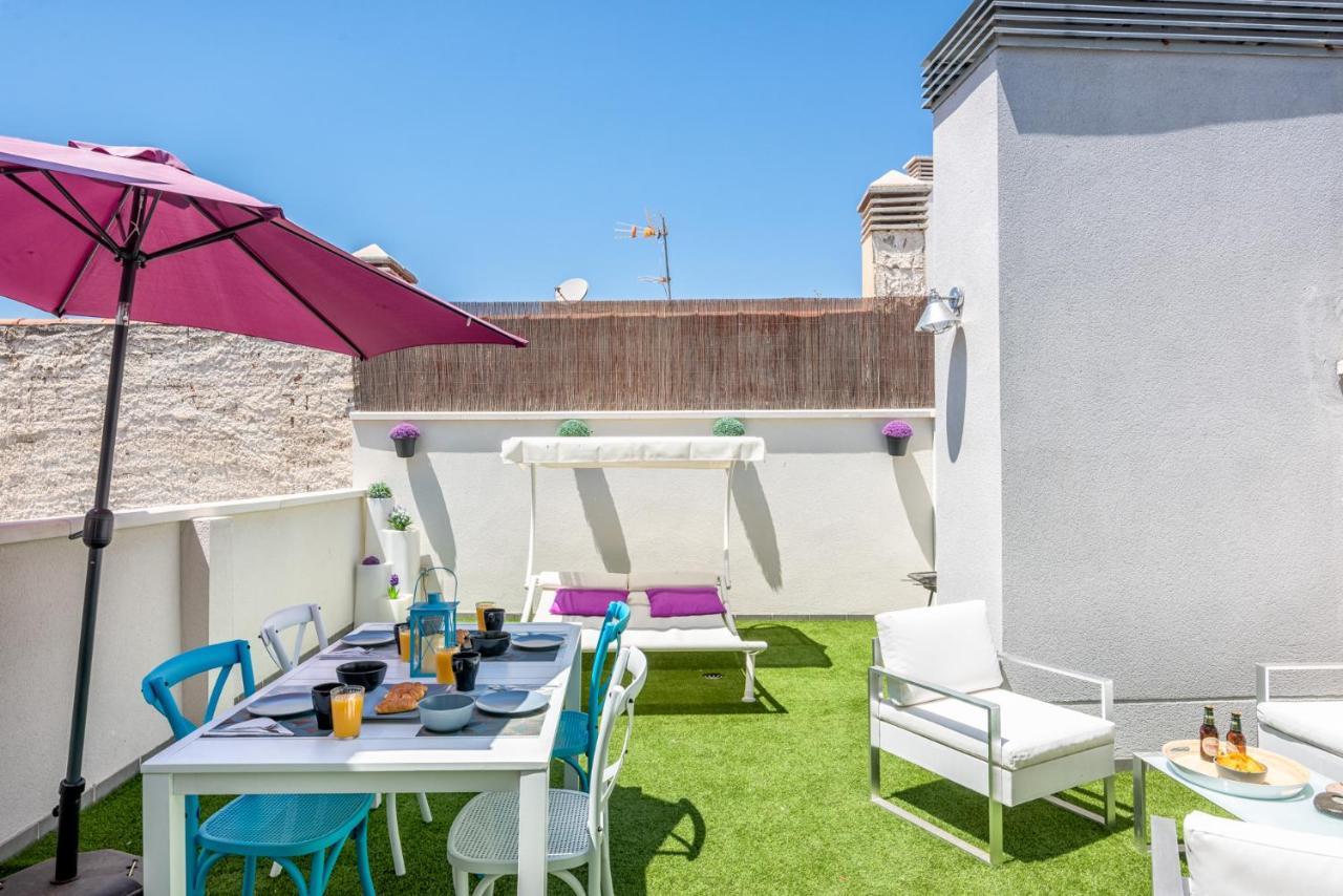 Apartament Atico Con Terraza Ac 1Hab En El Centro Y Piscina Comunitaria Malaga Zewnętrze zdjęcie
